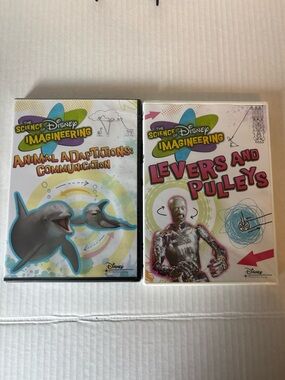 New The Science Of Disney Imagineering DVDs Animal Adaption & Levers And Pulleys